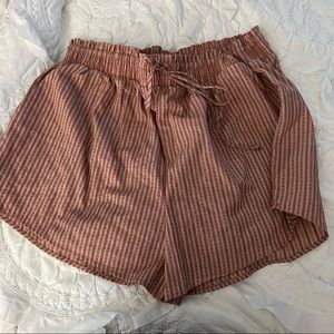 High waisted beach shorts